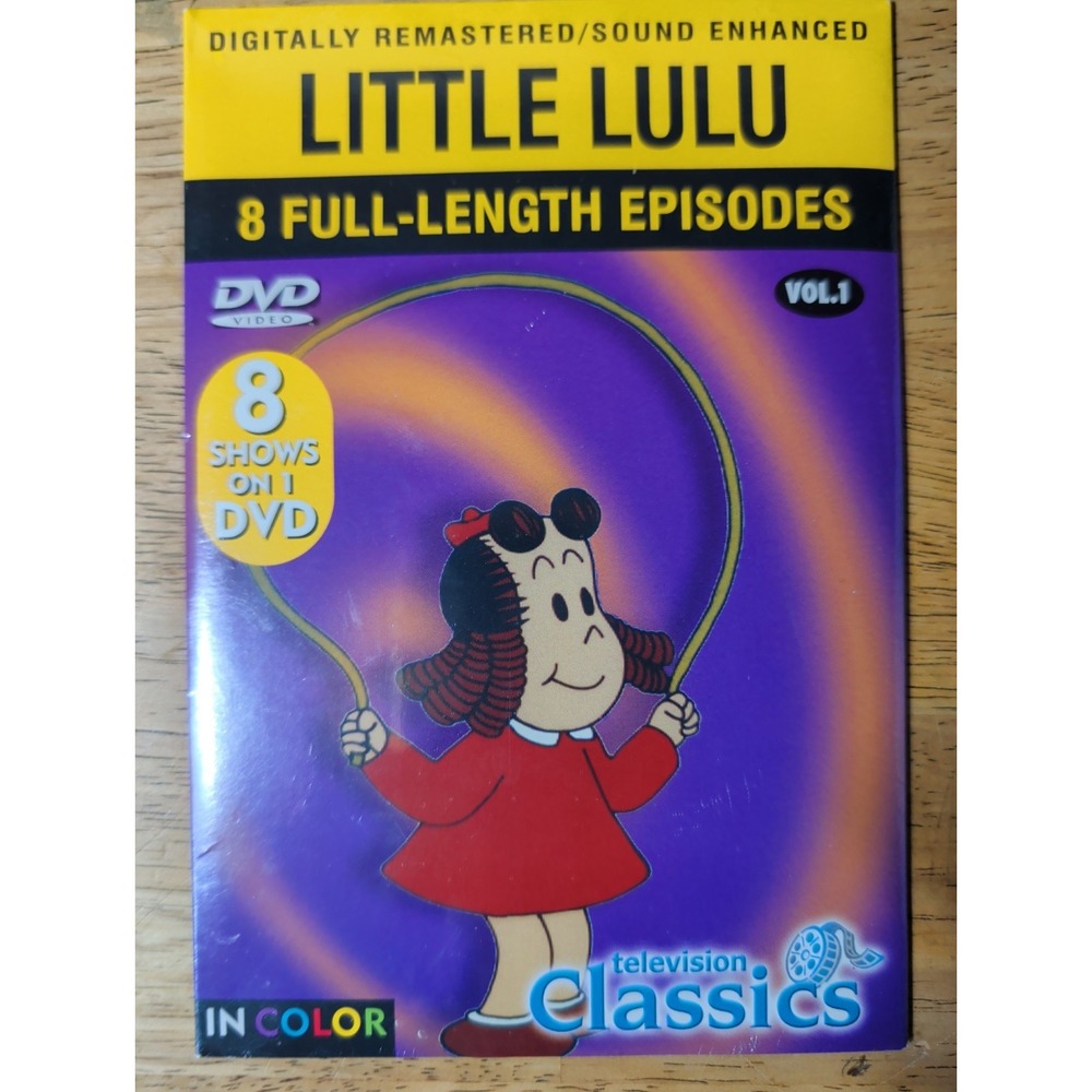 Little Lulu DVD 8 Episodes Digitally Remastered Tracey Ullman Voice New Sealed